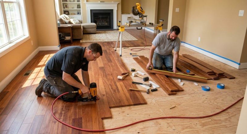 Cherry Floor Installation in Land O Lakes, FL