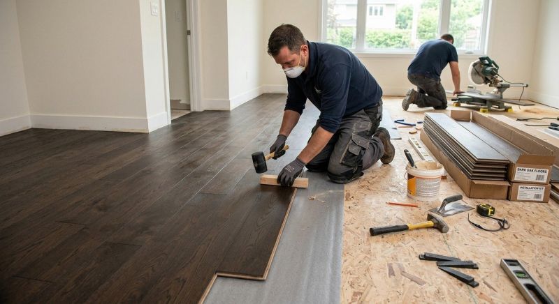 Hickory Floor Installation in Pinellas County, FL