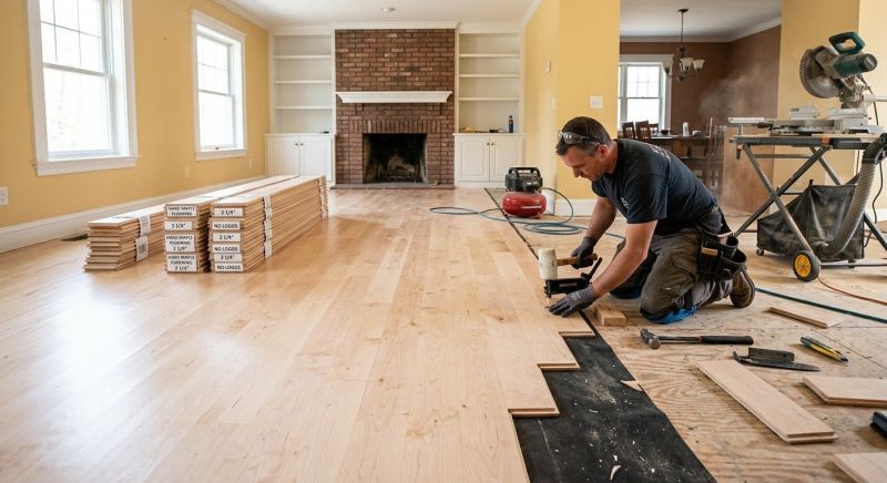 Maple Flooring Installation in Safety Harbor, FL
