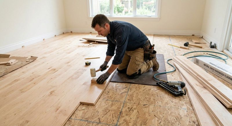 Maple Flooring Installation in Seminole, FL