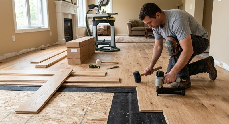 Oak Floor Installation in Pasco County, FL