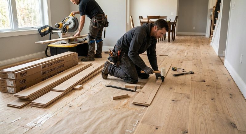 Oak Floor Installation in Pasco County, FL