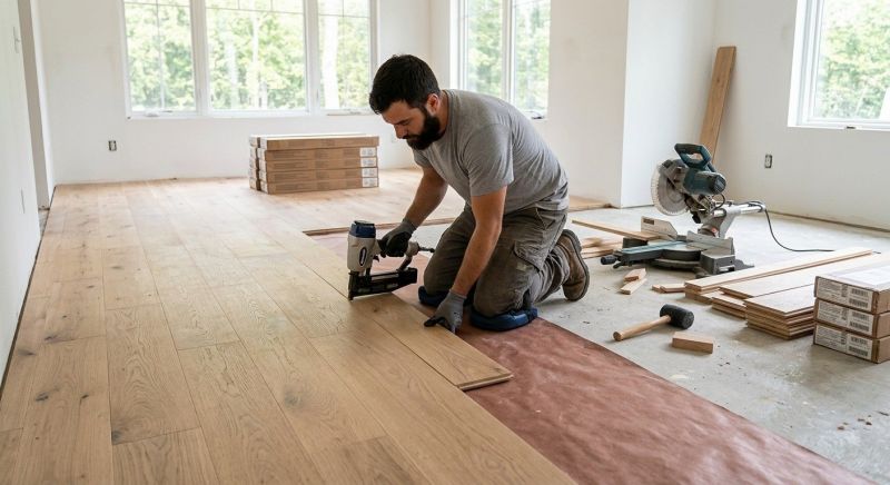 Oak Floor Installation in Tarpon Springs, FL