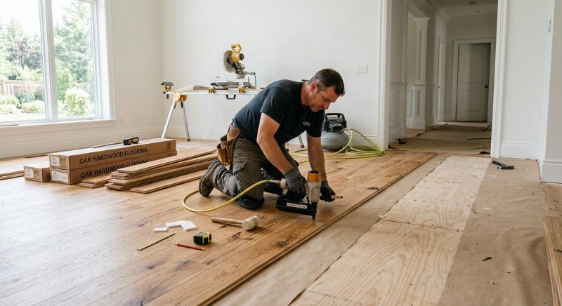 Oak Floor Installation in Tarpon Springs, FL