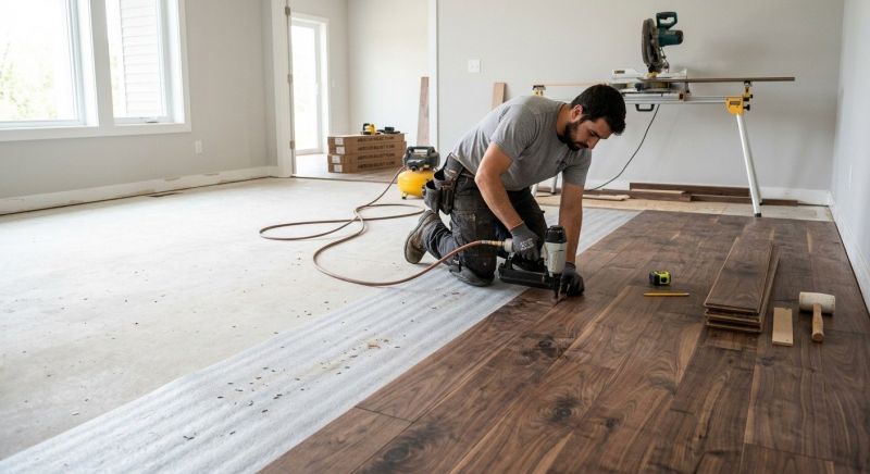 Walnut Flooring Installation in Pinellas County, FL