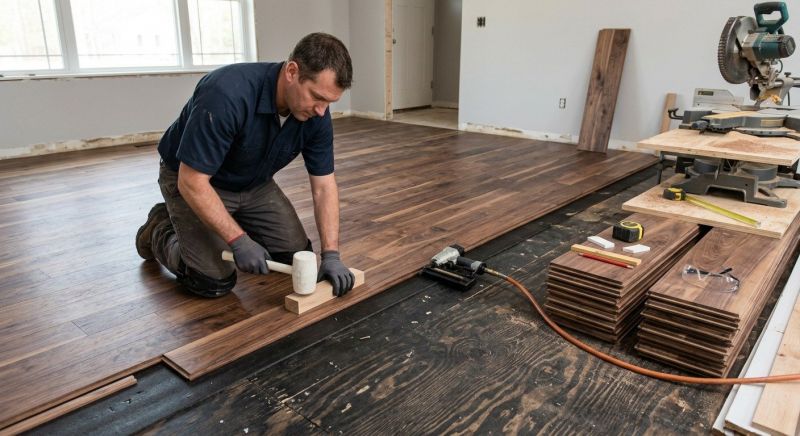 Walnut Flooring Installation in Pinellas County, FL