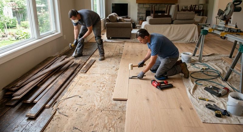 Wood Floor Replacement in Oldsmar, FL